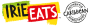 2 Logo Strapline Combo Irie Eats Authentic Caribbean Streetfood w Black Stamp